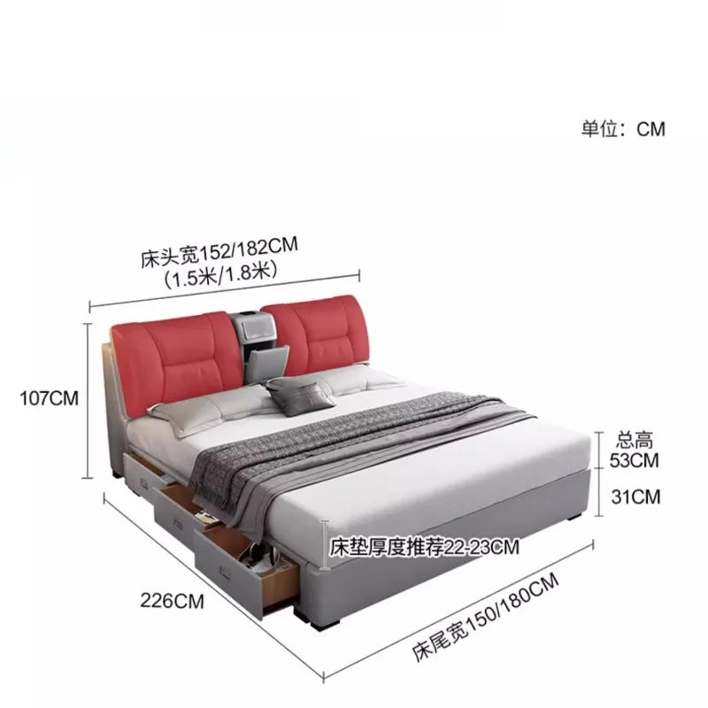 King Upholstered Beds Minimalist Frames Children Bedroom