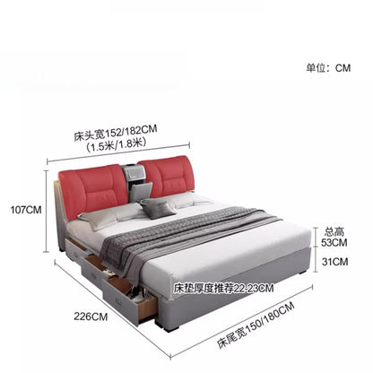 King Upholstered Beds Minimalist Frames Children Bedroom