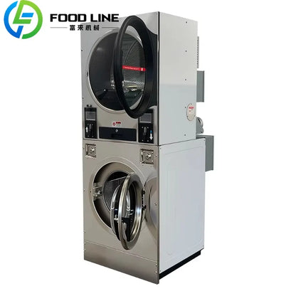 Best Quality Washing and Dryer Machine up Dryer Down Washing Coin-Operated Washing Machine  for Laundromat School