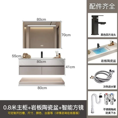Bathroom Storage Cabinet Single Set Bathroom Vanity Sink Set Modern