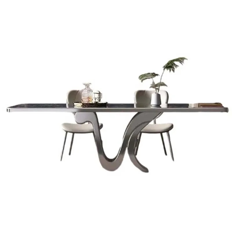 Modern Living Room Table Rectangular Legs