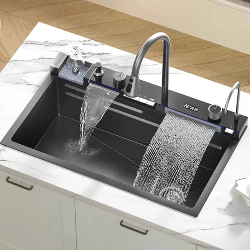 304 Stainless Steel Kitchen Sink with Digital