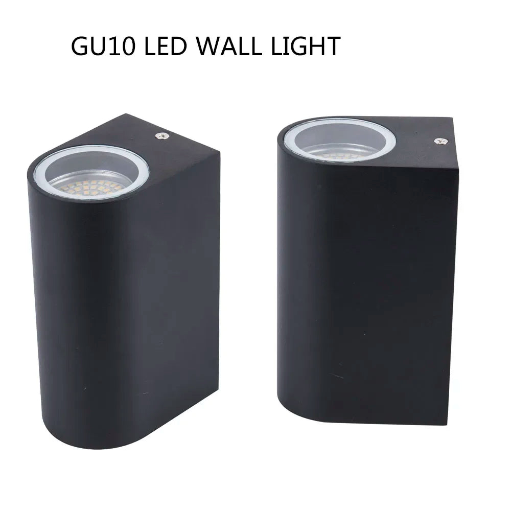 Outdoor Wall Light Garden Lamps 2 Head Outside Up Down