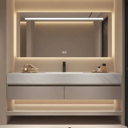Bathroom Storage Cabinet Single Set Bathroom Vanity Sink Set Modern