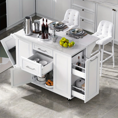 Rolling Kitchen Island On Wheels With Storage