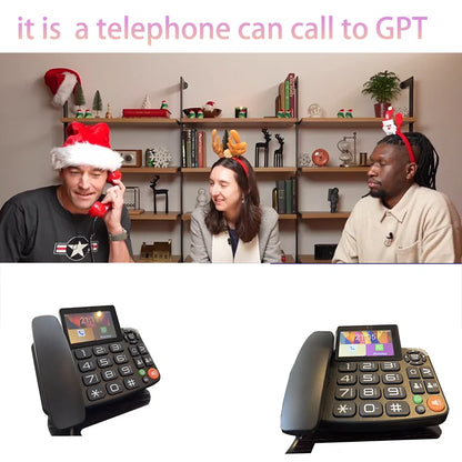 Fixed Touch Screen Video Call Telephone  Wifi