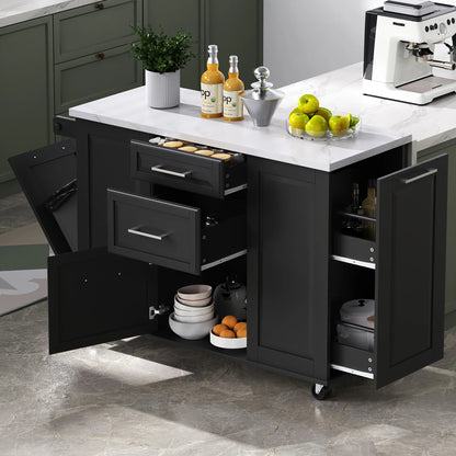 Rolling Kitchen Island On Wheels With Storage