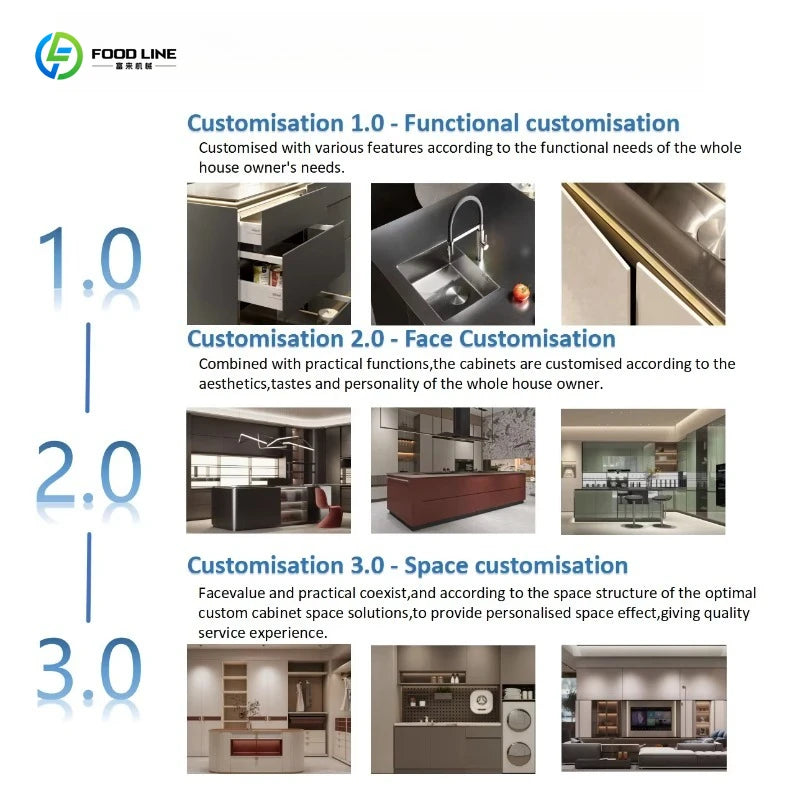Customized Bestselling Custom Outdoor Kitchen Modern Design Modern Modular Stainless Steel Cabinets