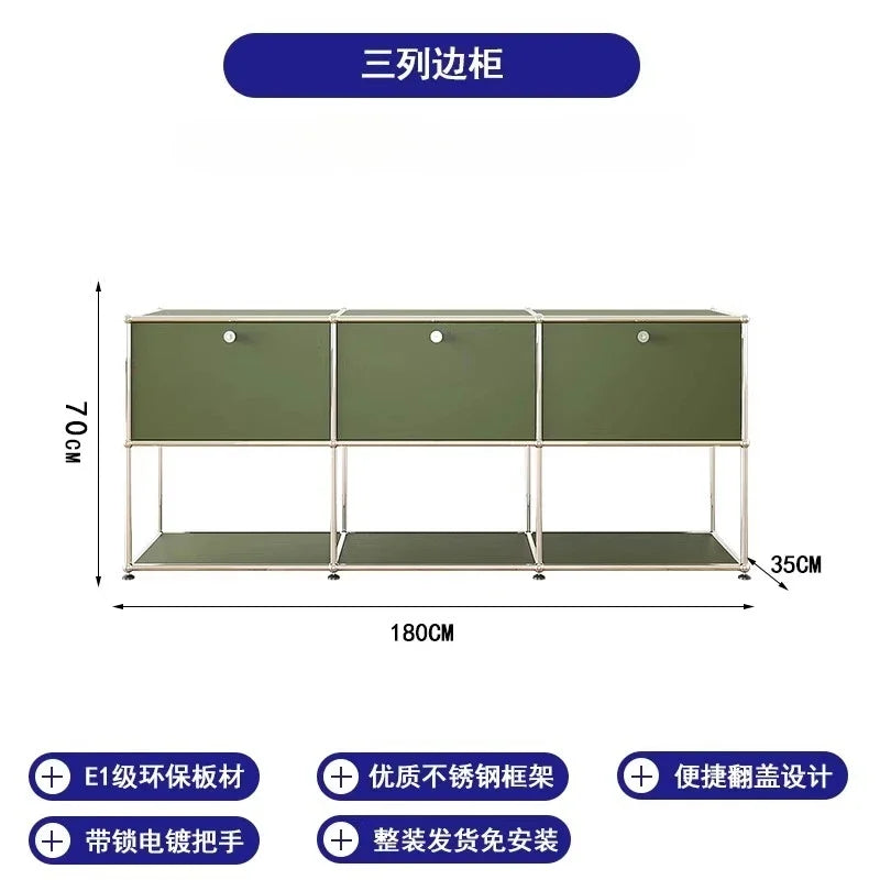 Kitchen Cabinet Modern Simplicity Olive Green