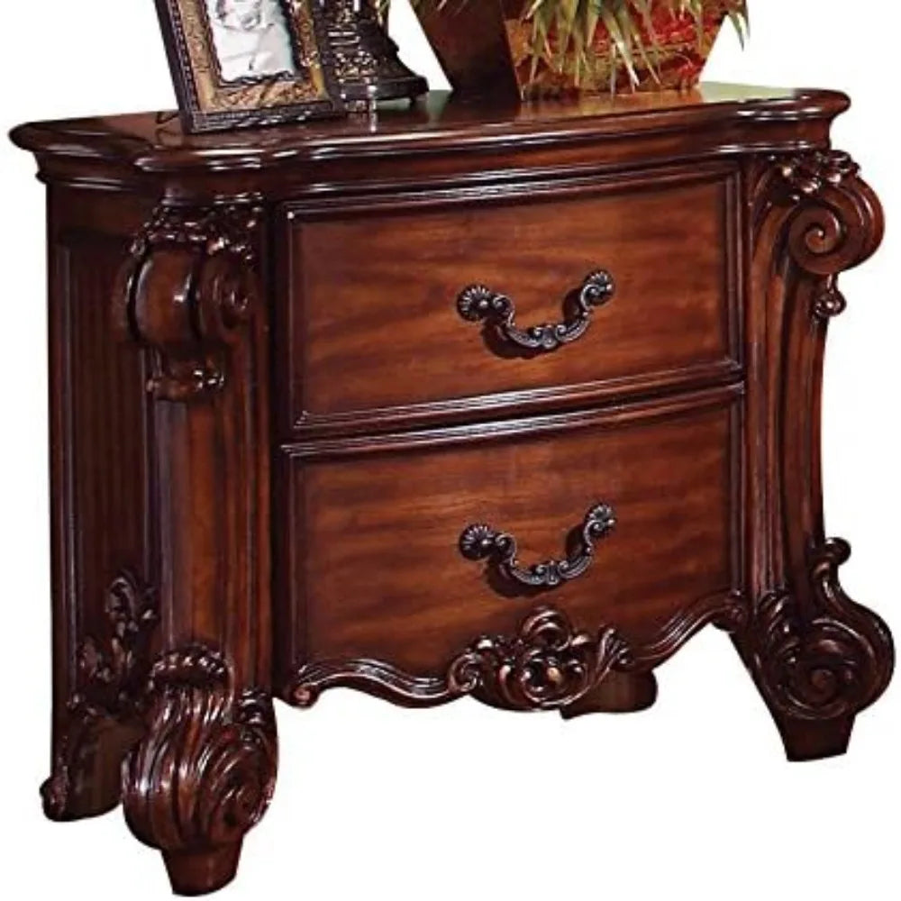 Vendome Bedroom Set with King Bed, Nightstand,
