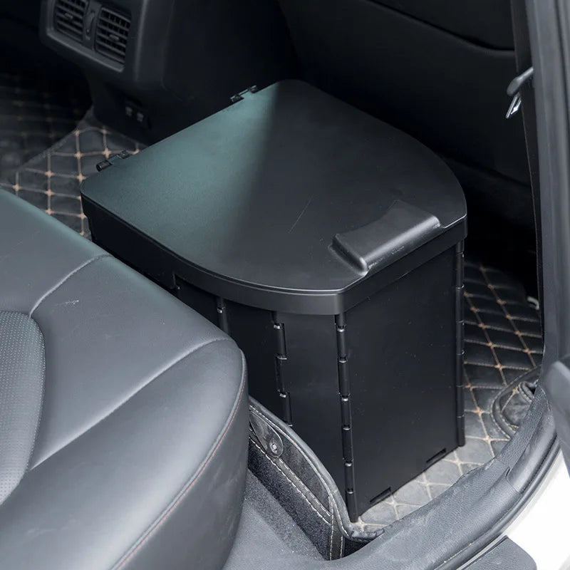 Outdoor folding toilet with lid, camping toilet,