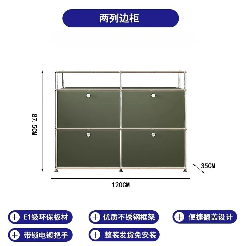 Kitchen Cabinet Modern Simplicity Olive Green