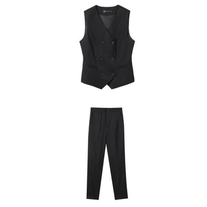 Women's 2 Pant Set Luxury Outfits Aesthetic Business
