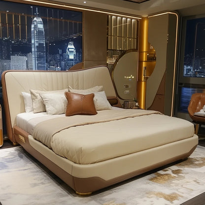 Fashionable King Size Bed Luxury Item Frame