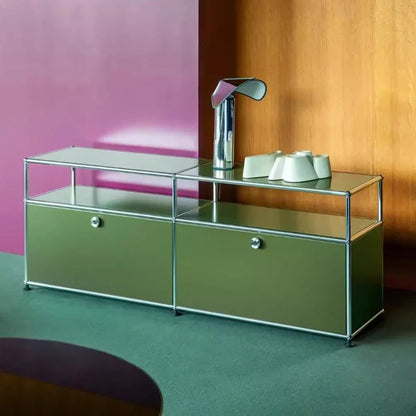 Kitchen Cabinet Modern Simplicity Olive Green