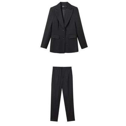 Women's 2 Pant Set Luxury Outfits Aesthetic Business