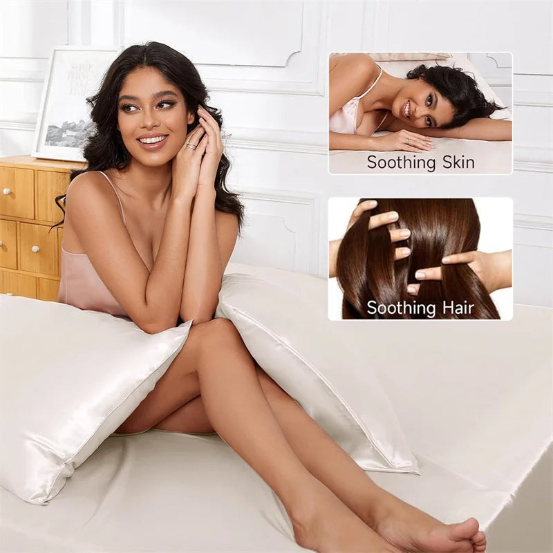 100% Silk Bed Sheet Set Luxury Mulberry