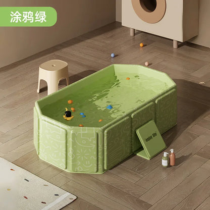 Large Baby Bathtub 0-5 Year Old Children Foldable