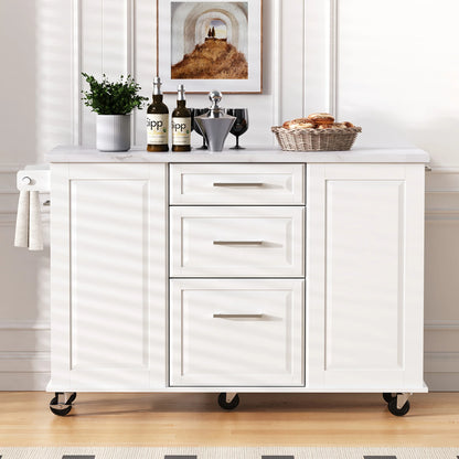 Rolling Kitchen Island On Wheels With Storage