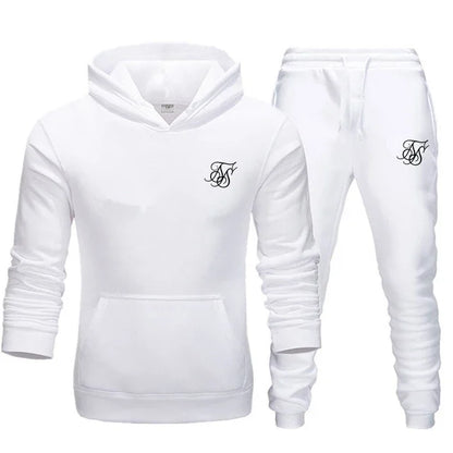 Men's sports suit hooded sweatshirt suitable for gym  casual  summer   fashionable street sportswear