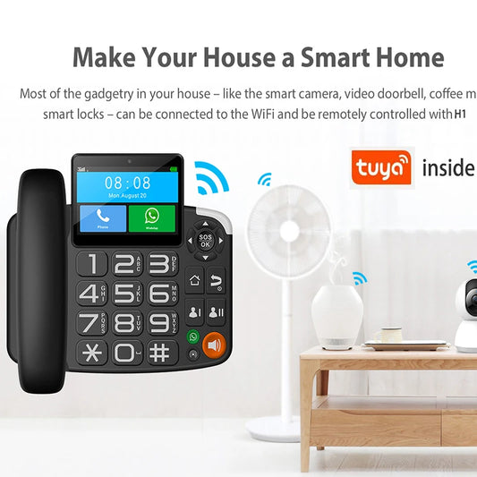 Fixed Touch Screen Video Call Telephone  Wifi