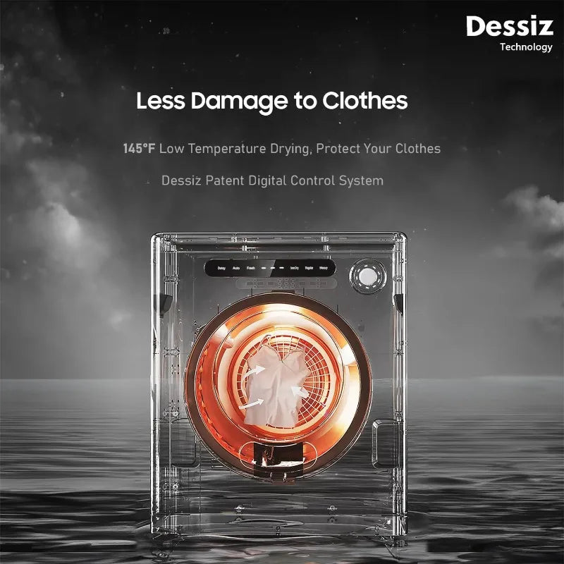 11LBS Compact Dryer with Exhaust  Electric Dryers